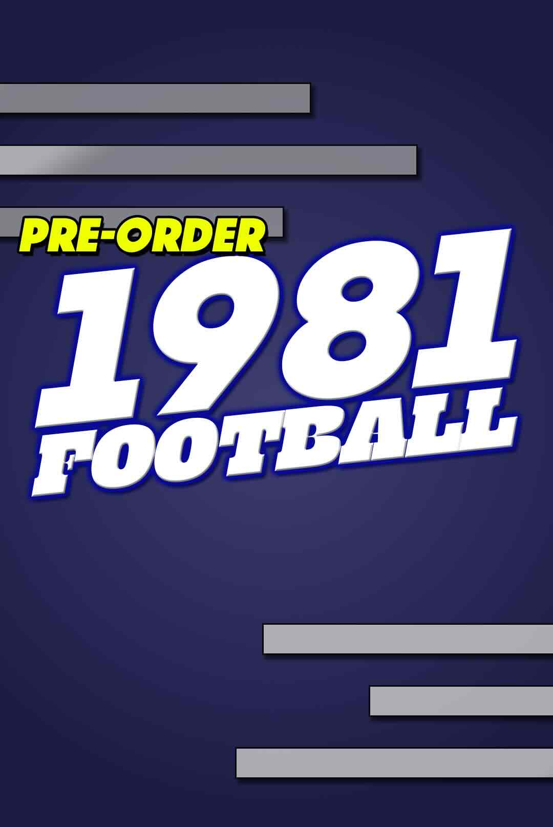Football 1981 Preorder